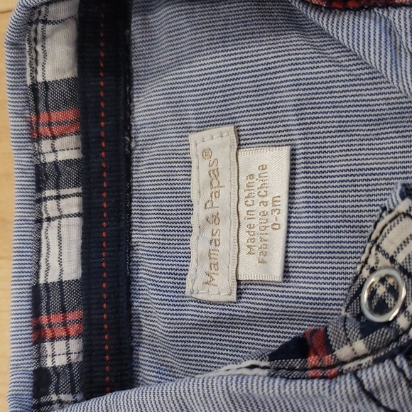 Mamas & Papa's boys shirt 0-3months - Picture 3 of 4